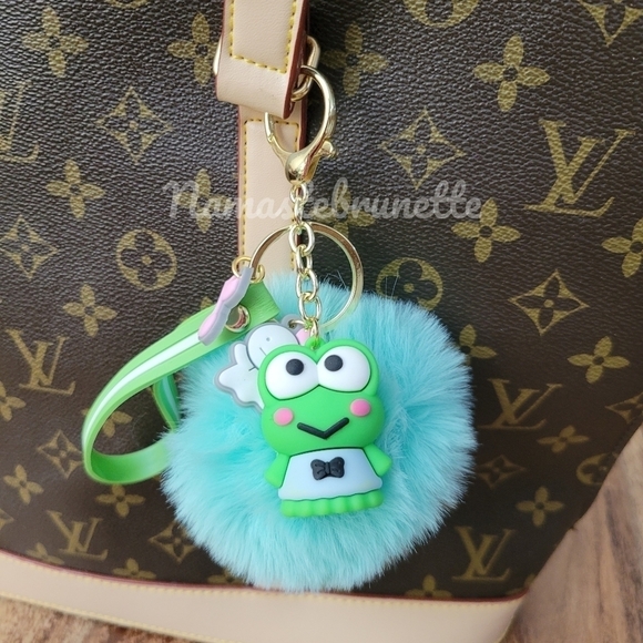Sanrio Keroppi Keychain With Strap - Picture 1 of 8